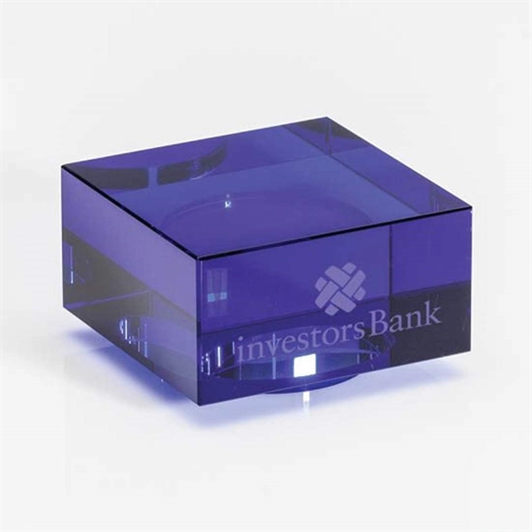 Optical crystal tower base.... from ASI 84592 St Regis Group / R S Owens & Co Inc