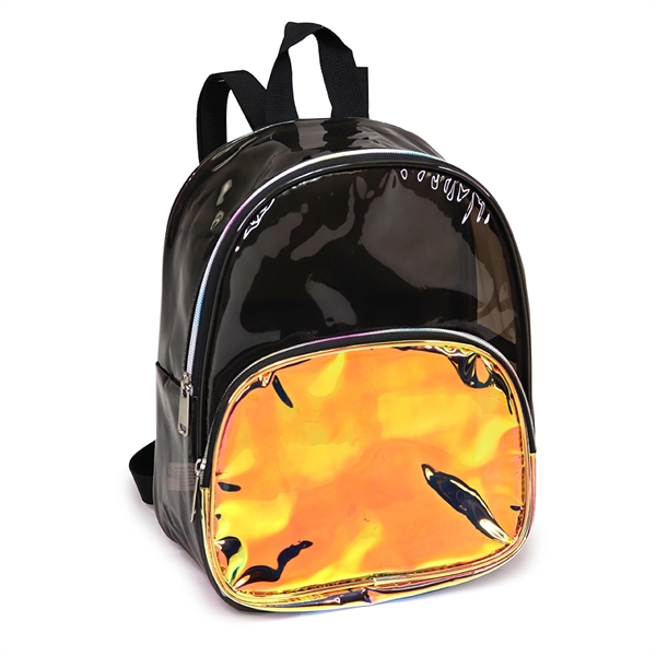 Iridescent Gold Backpack constructed of 0.3 mm heavy duty black and... from ASI 40544 Binaco / Binaline