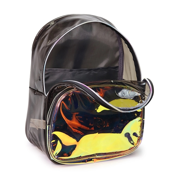 Iridescent Gold Backpack constructed of 0.3 mm heavy duty black and... from ASI 40544 Binaco / Binaline