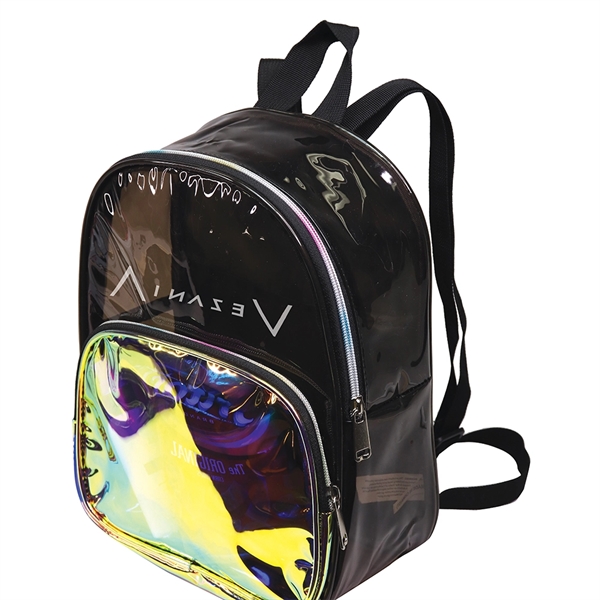 Iridescent Gold Backpack constructed of 0.3 mm heavy duty black and... from ASI 40544 Binaco / Binaline