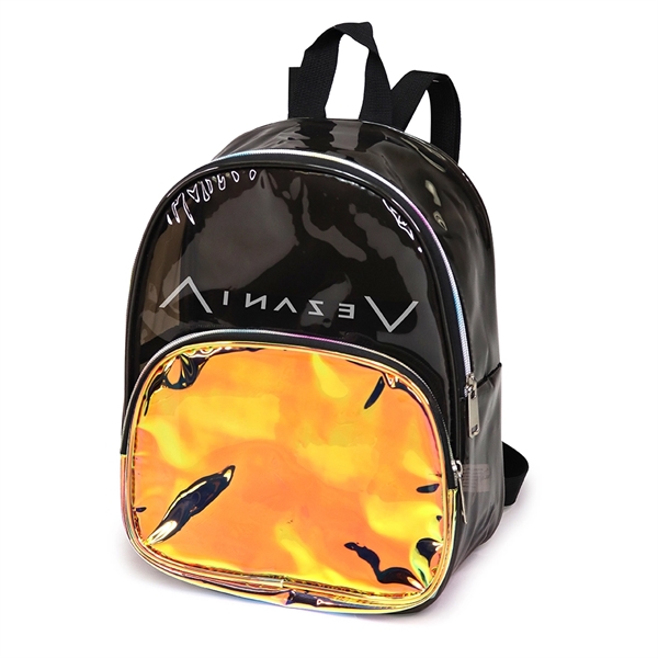 Iridescent Gold Backpack constructed of 0.3 mm heavy duty black and... from ASI 40544 Binaco / Binaline