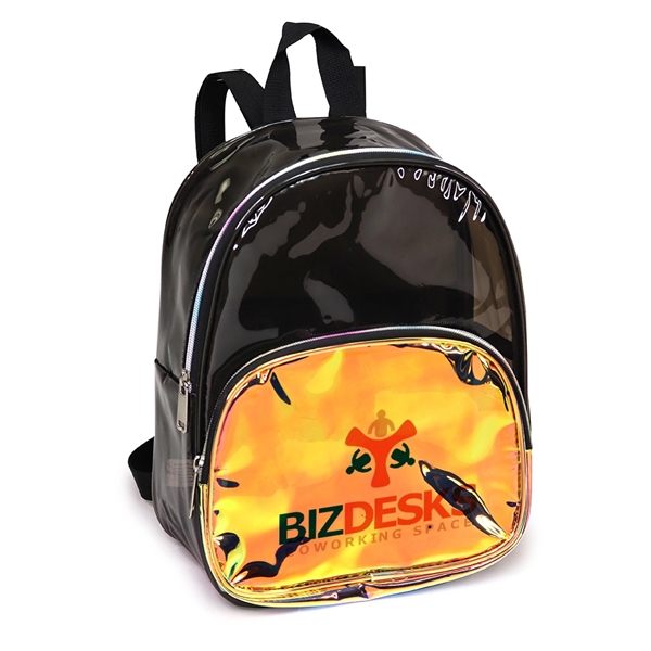 Iridescent Gold Backpack constructed of 0.3 mm heavy duty black and... from ASI 40544 Binaco / Binaline
