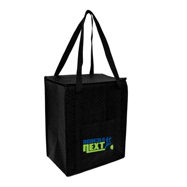 Glacier Insulated Zipper Cooler constructed of 90+GSM Non-Woven Polypropylene.... from ASI 40544 Binaco / Binaline