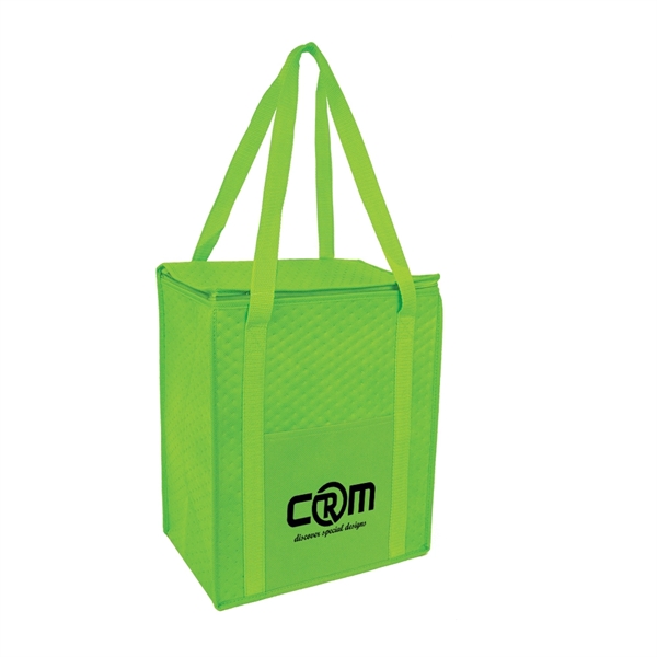 Glacier Insulated Zipper Cooler constructed of 90+GSM Non-Woven Polypropylene.... from ASI 40544 Binaco / Binaline