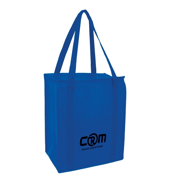 Glacier Insulated Zipper Cooler constructed of 90+GSM Non-Woven Polypropylene.... from ASI 40544 Binaco / Binaline