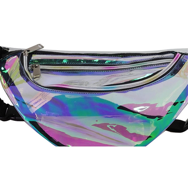 Iridescent Holographic Fanny Pack constructed of 0.3 mm heavy duty water... from ASI 40544 Binaco / Binaline