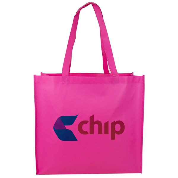 Hefty Large Shopping Laminated Tote perfect for grocery shopping, picnics and... from ASI 40544 Binaco / Binaline