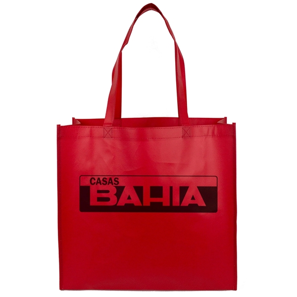 Hefty Large Shopping Laminated Tote perfect for grocery shopping, picnics and... from ASI 40544 Binaco / Binaline