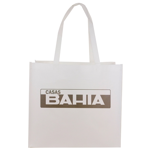 Hefty Large Shopping Laminated Tote perfect for grocery shopping, picnics and... from ASI 40544 Binaco / Binaline