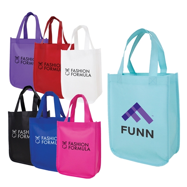 Portable Small Shopping Laminated Tote perfect for grocery shopping, picnics and... from ASI 40544 Binaco / Binaline
