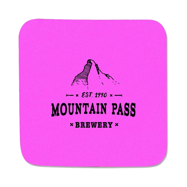 4" square polyurethane foam beverage coasters.... from ASI 62088 IDProductsource