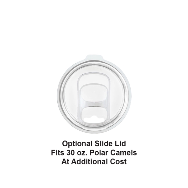 30 oz. black stainless steel tumbler with a vacuum sealed, clear-colored... from ASI 74601 Calico