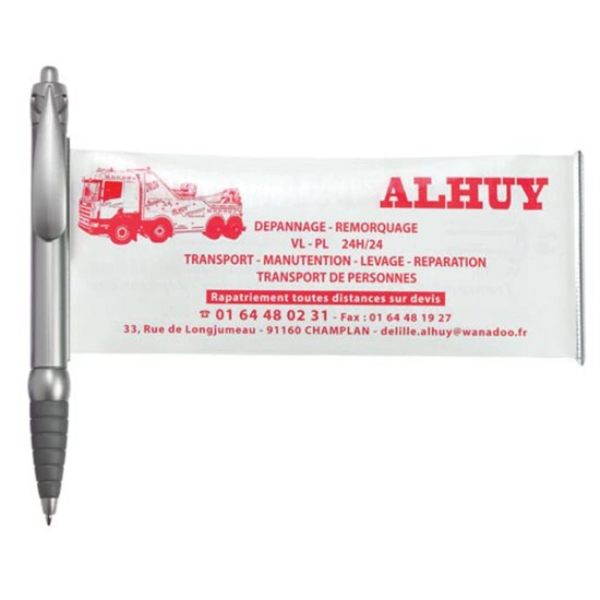 Combination ballpoint pen and pullout, full-color ad sheet.... from ASI 84592 St Regis Group / St Regis Crystal