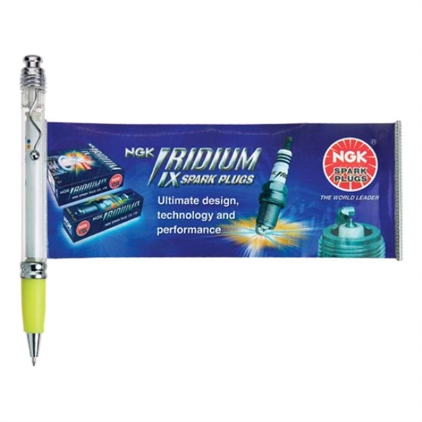 Combination ballpoint pen and pullout, full-color ad sheet.... from ASI 84592 St Regis Group / St Regis Crystal