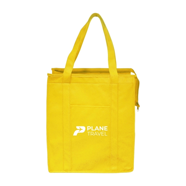13" x 15" x 9" 80GSM non-woven polypropylene insulated food tote... from ASI 62088 IDProductsource
