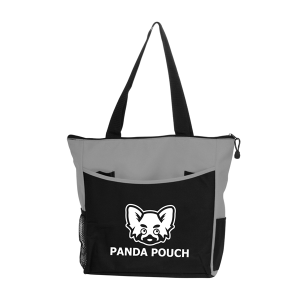 17" x 14" x 5" polyester Pack-N-Go tote with zippered main... from ASI 62088 IDProductsource