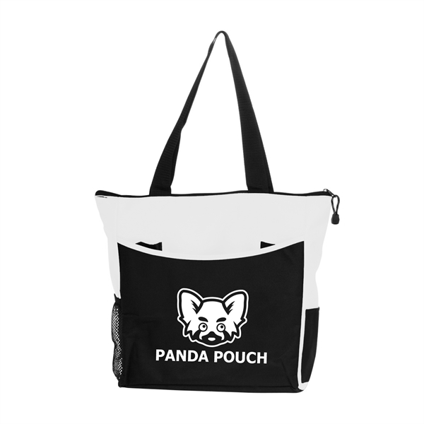 17" x 14" x 5" polyester Pack-N-Go tote with zippered main... from ASI 62088 IDProductsource