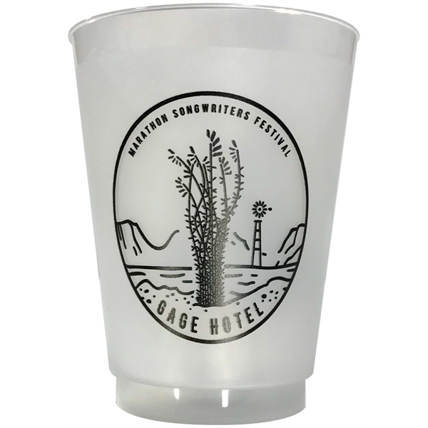 12 oz. plastic cups with frosted look, made of recyclable polypropylene... from ASI 38195 Overnightline