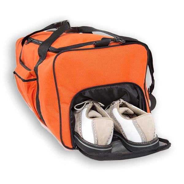 Athletic Gear Bag with multiple pockets and an adjustable/detachable shoulder strap.... from ASI 41630 Brave USA