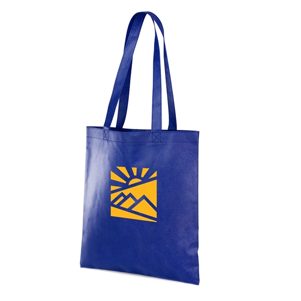 13.5" x 14.5" 80GSM non-woven polypropylene tote bag with long reinforced... from ASI 62088 IDProductsource