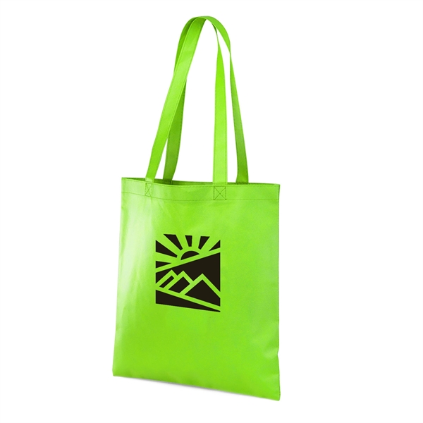 13.5" x 14.5" 80GSM non-woven polypropylene tote bag with long reinforced... from ASI 62088 IDProductsource