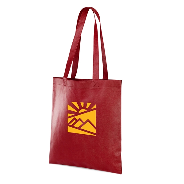 13.5" x 14.5" 80GSM non-woven polypropylene tote bag with long reinforced... from ASI 62088 IDProductsource