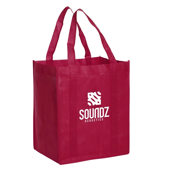 13" x 10" x 15" 80GSM non-woven polypropylene Eco-Shopper tote with... from ASI 62088 IDProductsource
