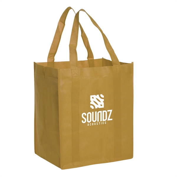 13" x 10" x 15" 80GSM non-woven polypropylene Eco-Shopper tote with... from ASI 62088 IDProductsource