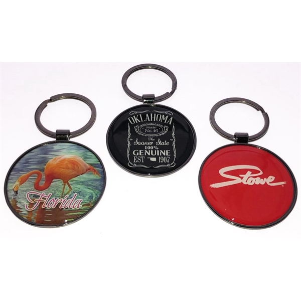 Jumbo circle key tags measure 1 13/16" diameter and are attached... from ASI 40610 Perry Blackburne Inc