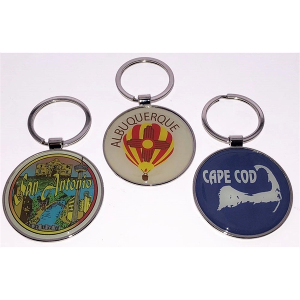 Jumbo circle key tags measure 1 13/16" diameter and are attached... from ASI 40610 Perry Blackburne Inc