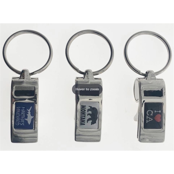 Our whistle key tag is made from zinc alloy and is... from ASI 40610 Perry Blackburne Inc