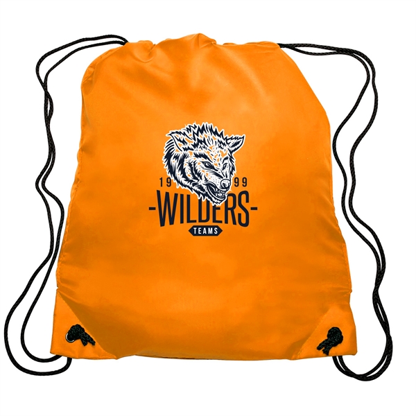 14" x 16.5" drawstring backpacks with 24" long rope strings.... from ASI 62088 IDProductsource