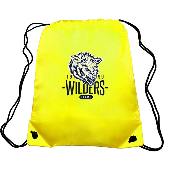 14" x 16.5" drawstring backpacks with 24" long rope strings.... from ASI 62088 IDProductsource