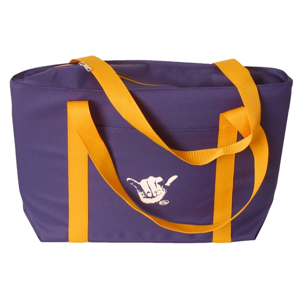 Tote bag with drop down zipper top and shoulder length webbing... from ASI 41630 Brave USA / Brave USA