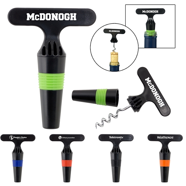 Wine Stopper & Opener... from ASI 30208 A P Specialties / AP Specialties