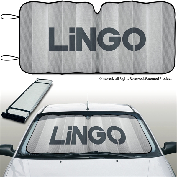 Silver Reflective Accordion Econo Line Folding Sun shade... from ASI 37586 Auto-Sun-shade/Intertek