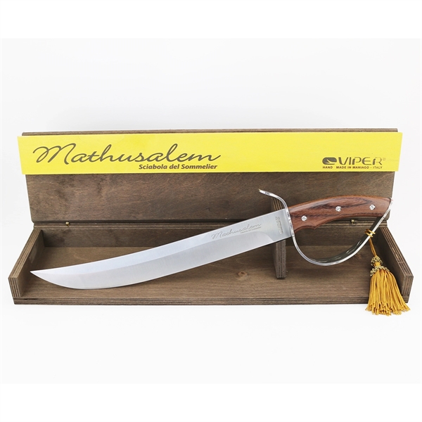 Champagne saber with wood handle, 18 1/2" long overall.... from ASI 55450 Franmara Inc