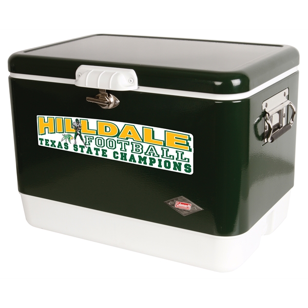 26" x 18" x 17" cooler with rubber-gripped handles, durable base,... from ASI 45647 Coleman Co Inc / Coleman® Jarden Custom