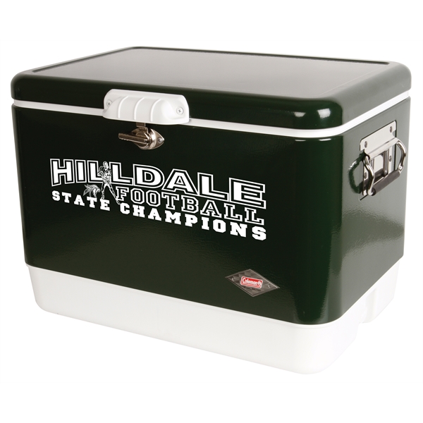 26" x 18" x 17" cooler with rubber-gripped handles, durable base,... from ASI 45647 Coleman Co Inc / Coleman® Jarden Custom
