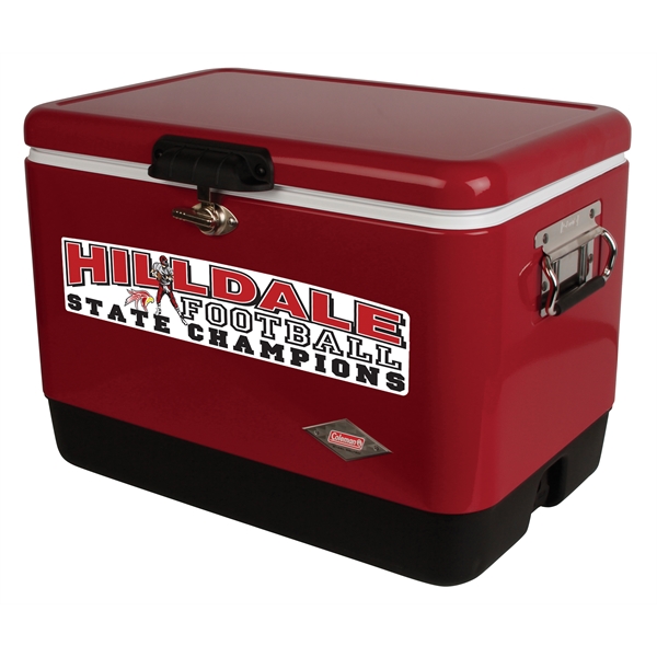 26" x 18" x 17" cooler with rubber-gripped handles, durable base,... from ASI 45647 Coleman Co Inc / Coleman® Jarden Custom