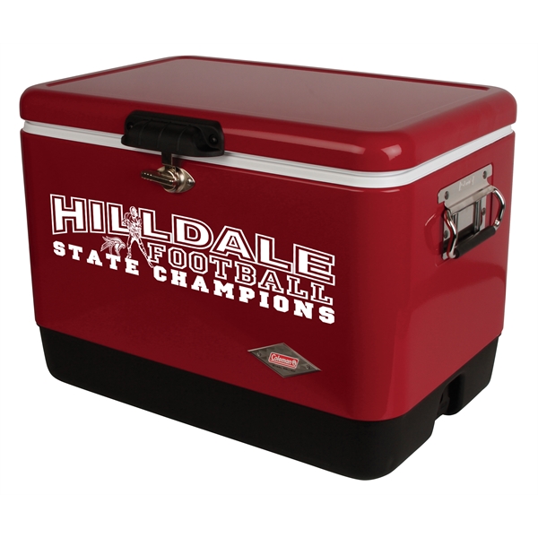 26" x 18" x 17" cooler with rubber-gripped handles, durable base,... from ASI 45647 Coleman Co Inc / Coleman® Jarden Custom