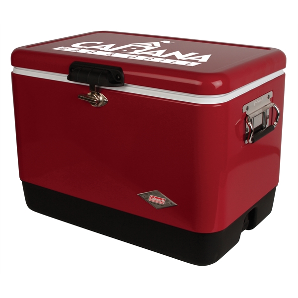 26" x 18" x 17" cooler with rubber-gripped handles, durable base,... from ASI 45647 Coleman Co Inc / Coleman® Jarden Custom