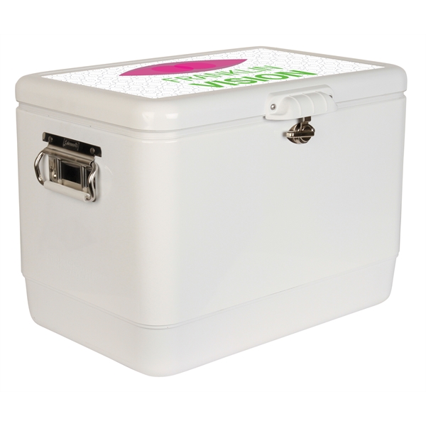 26" x 18" x 17" cooler with rubber-gripped handles, durable base,... from ASI 45647 Coleman Co Inc / Coleman® Jarden Custom