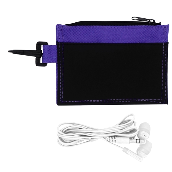 Ear Buds in Travel Wallet... from ASI 30208 A P Specialties / AP Specialties