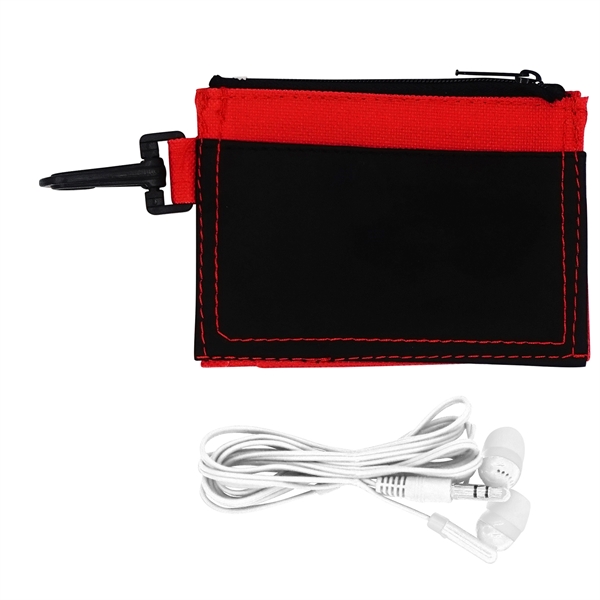 Ear Buds in Travel Wallet... from ASI 30208 A P Specialties / AP Specialties