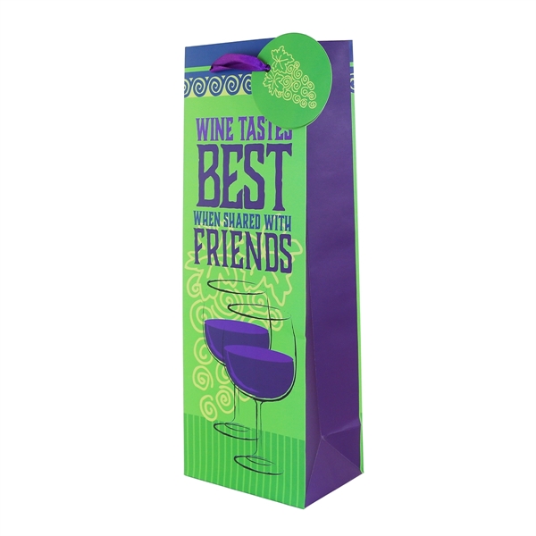 Everyday Wine Gift Bag Collection. Blank.... from ASI 55450 Franmara Inc