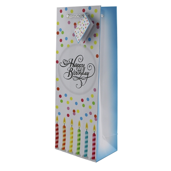 Everyday Wine Gift Bag Collection, 14 3/16" h x 4 7/8"... from ASI 55450 Franmara Inc