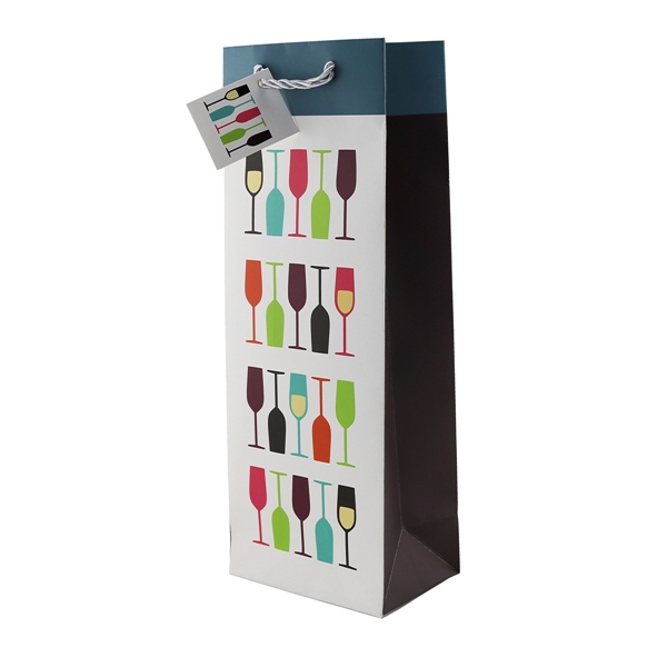 Everyday Wine Gift Bag Collection. Blank.... from ASI 55450 Franmara Inc