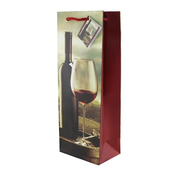 Everyday Wine Gift Bag Collection, 14 3/16" h x 4 7/8"... from ASI 55450 Franmara Inc