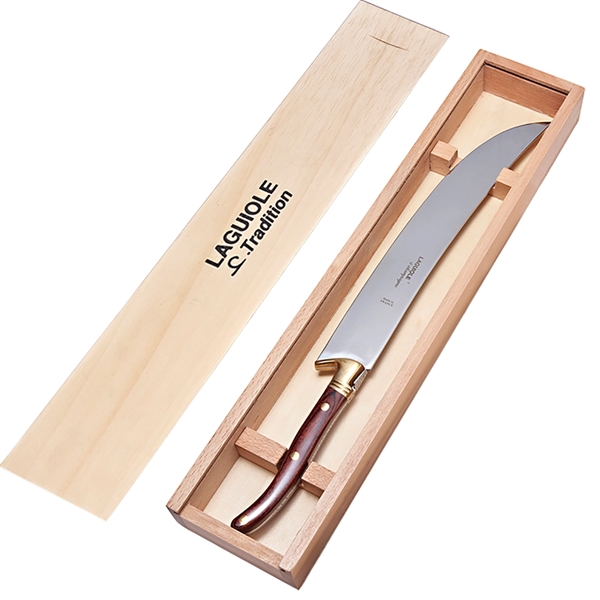 16 3/8" champagne saber in a two-piece slide-top wooden box... from ASI 55450 Franmara Inc
